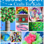 Crepe Paper Crafts For Kids Tissue Paper Crafts For Kids Blue crepe paper crafts for kids|getfuncraft.com