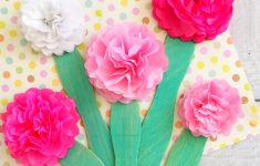 Crepe Paper Crafts For Kids Tissue Paper Flower Craft For Kids crepe paper crafts for kids|getfuncraft.com