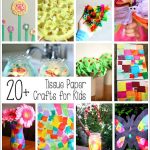 Crepe Paper Crafts For Kids Tissue Square crepe paper crafts for kids|getfuncraft.com