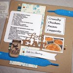 Designing the Scrapbook Recipe Pages Chattering Robins How To Create Simple Recipe Scrapbook Pages