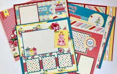 Designing the Scrapbook Recipe Pages Cooking Baking Recipe Scrapbook Page Diy Kit Or Premade 6 Etsy