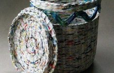 DIY Recycled Paper Craft Ideas Paper Basket Weaving Wiggy Dip