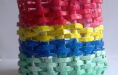 DIY Recycled Paper Craft Ideas Paper Woven Baskets Recycled Paper Crafts Designs Mamta
