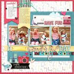 Do Some Fun Things with American Crafts Scrapbooking American Crafts Shimelles Sparkle City A Delightful Wonderful