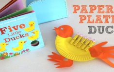 Duck Paper Plate Craft Duck7 duck paper plate craft|getfuncraft.com