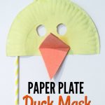 Duck Paper Plate Craft Paper Plate Duck Mask Kids Love duck paper plate craft|getfuncraft.com