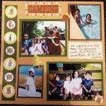 Easy Crafts and Scrapbook Ideas for Kids Kids Camping Scrapbook Layout Kids Birthday Scrapbooks