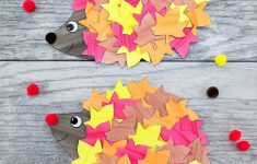 Easy Fall Paper Craft Ideas Your Kids Can Make Cute Hedgehog Paper Craft Ideas
