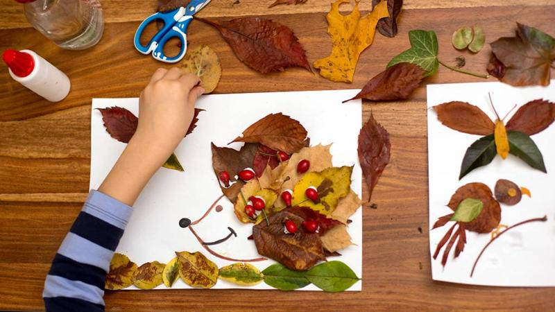 Easy Fall Paper Craft Ideas Your Kids Can Make Five Autumn Arts And Crafts Ideas For Kids Cbeebies Bbc