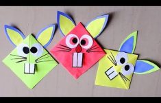 Easy Paper Craft Ideas For Kids That You Want To Make Diy Easy Paper Bookmark Easter Bunny Corner Bookmark Paper Craft For Kids