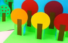 Easy Paper Craft Ideas For Kids That You Want To Make Fall Pop Up Tree Card Easy Paper Craft For Kids
