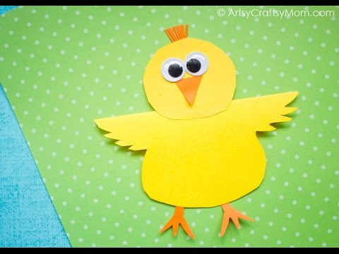 Easy Paper Craft Ideas For Kids That You Want To Make Rocking Chick Paper Craft Easy Paper Craft Ideas For Kids Artsycraftsymom