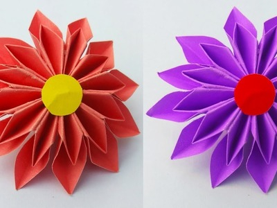 Easy To Make Paper Crafts Decorations From Patterned Paper And Cardstock Ideas How To Make Paper Flower Diy Easy Paper Crafts And