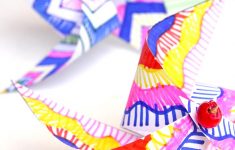 Easy To Make Paper Crafts Decorations From Patterned Paper And Cardstock Kids Paper Crafts Op Art Pinwheels Babble Dabble Do