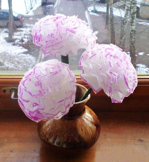 Easy To Make Paper Crafts Decorations From Patterned Paper And Cardstock Recycling Plastic Straws And Making Paper Flowers Simple