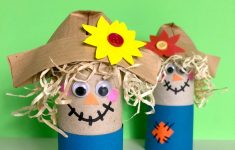 Fall Construction Paper Crafts Scarecrow Tp Roll fall construction paper crafts|getfuncraft.com