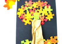 Fall Paper Craft Ideas Fall Tree Craft Puzzle 1t fall paper craft ideas|getfuncraft.com