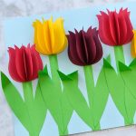 Flower From Paper Craft 3d Paper Tulip Craft flower from paper craft|getfuncraft.com