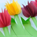 Flower From Paper Craft 3d Paper Tulip Craft 5 flower from paper craft|getfuncraft.com