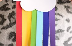 Fun Construction Paper Crafts Simple And Cute Paper Rainbow Kid Craft fun construction paper crafts|getfuncraft.com