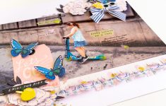 Get More Spring Scrapbook Layouts Ideas Large Photo Scrapbook Layout Maggie Holmes Design
