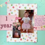 Girl Scrapbook Layouts Ideas How To Create A Sparkling One Year Old Girl Birthday Scrapbook