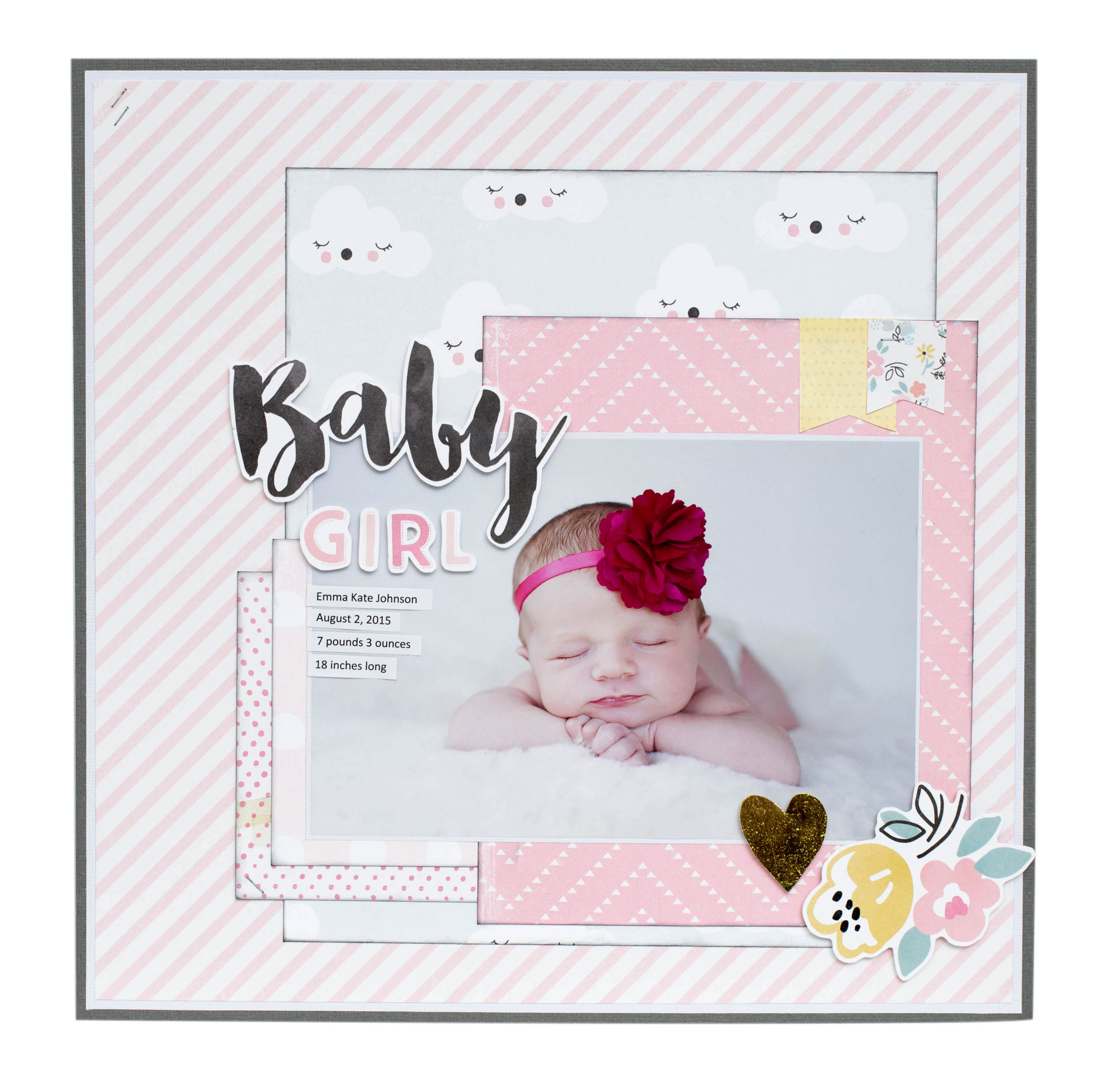 Girl Scrapbook Layouts Ideas Precious Little You Collection From Crate Paper