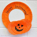 Halloween Crafts With Paper Halloween Craft For Kids To Make Today Paper Plate Wreath halloween crafts with paper|getfuncraft.com