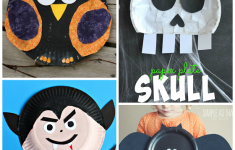 Halloween Crafts With Paper Halloween Paper Plate Kids Crafts halloween crafts with paper|getfuncraft.com