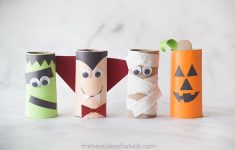 Halloween Crafts With Paper Halloween Paper Roll Crafts halloween crafts with paper|getfuncraft.com