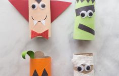Halloween Crafts With Paper Halloween Toilet Paper Roll Crafts halloween crafts with paper|getfuncraft.com