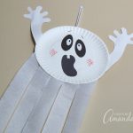Halloween Crafts With Paper Paper Plate Ghost 2 1 halloween crafts with paper|getfuncraft.com