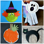Halloween Crafts With Paper Paper Plate Halloween Kids Crafts halloween crafts with paper|getfuncraft.com