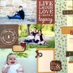 Here Family Scrapbook Ideas to Inspire You Lynns Everyday Ideas Family Legacy Scrapbook Generation Simple