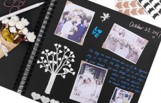 Here Scrapbook Ideas for Beginners – Check Them Out Black Photo Album Diy Scrapbook Valentines Day Gifts Wedding Guest Book Craft Paper Anniversary Travel Memory Scrapbooking