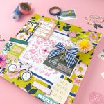 How to Choose a Good Scrapbook Paper Canvas Sunny Days Canvas Layout Aspire Grace