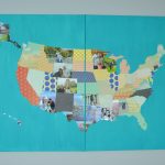 How to Choose a Good Scrapbook Paper Canvas Travel Map Update 003 My Big Fat Happy Life