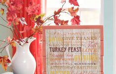 How to Crafts with Scrapbook Paper for Creating Beautiful Decoration at Your Home Easy Fall Season Sign Made In Three Steps Mod Podge Rocks