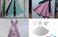 How to Crafts with Scrapbook Paper for Creating Beautiful Decoration at Your Home Girl12queen Cute Dress Umbrella Cutting Dies Stencil Scrapbook Paper