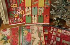 How to Crafts with Scrapbook Paper for Creating Beautiful Decoration at Your Home Retro Christmas Crafting Kit Inspriation Kit Scrapbook Paper Etsy