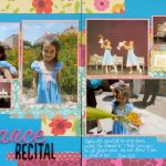 How to Design the Dance Scrapbook Layouts Dance Recital Layout Melshappyscrappyplace