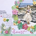 How to Design the Dance Scrapbook Layouts Hula Girl Scrapbook Layout Free Cut File And Tutorial Pebbles Inc