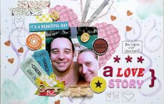 How to Design the Dance Scrapbook Layouts Loved Up Couple Scrapbook Page Scrapbooking Coach