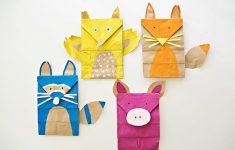How To Make A Craft With Paper Technique Paper Bag Woodland Animal Craft