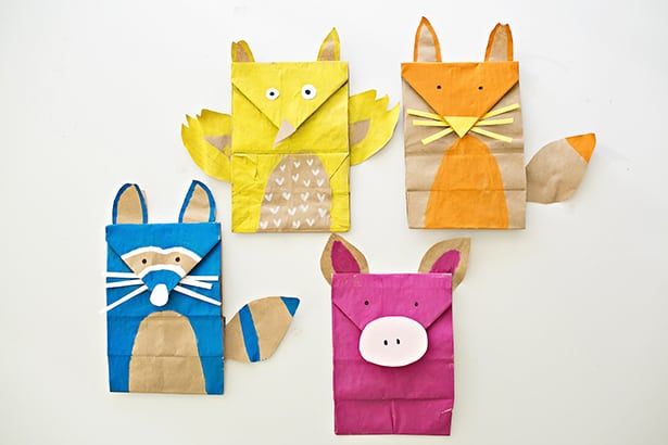 How To Make A Craft With Paper Technique Paper Bag Woodland Animal Craft