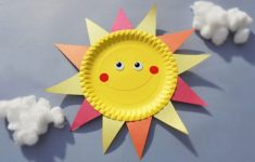 How To Make A Craft With Paper Technique Paper Plate Crafts How To Make A Sun