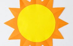 How To Make A Craft With Paper Technique Paper Sun Kids Crafts Fun Craft Ideas Firstpalette
