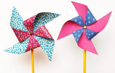 How To Make A Craft With Paper Technique Pinwheel Kids Crafts Fun Craft Ideas Firstpalette