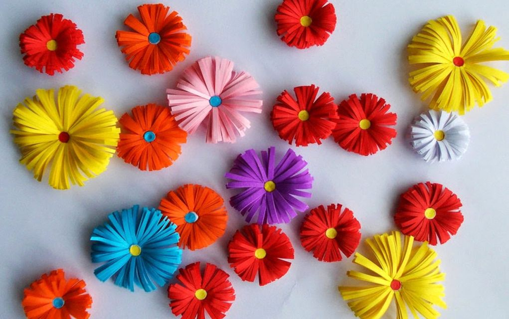 How To Make A Paper Flower Craft As Home Décor 15 Easy Paper Flowers Crafts For Toddlers Preschoolers And