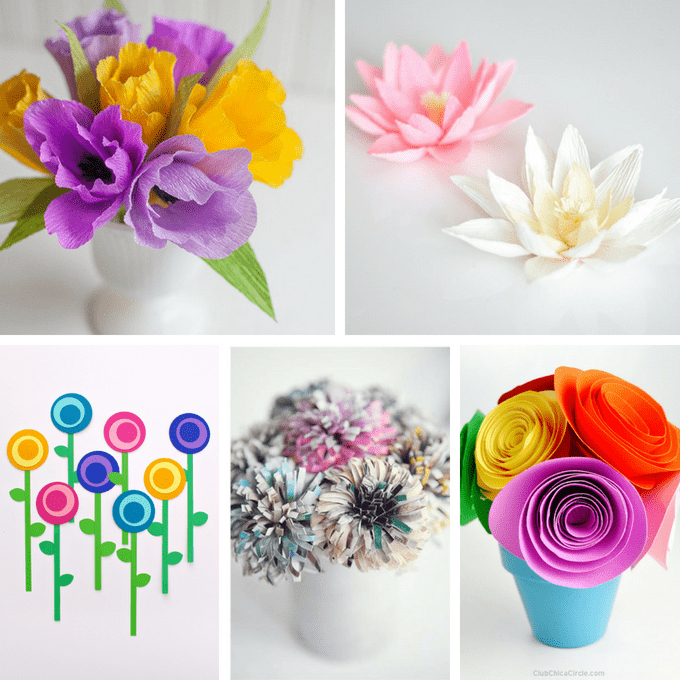 How To Make A Paper Flower Craft As Home Décor 30 Of The Best Paper Flower Tutorials The Decorated Cookie